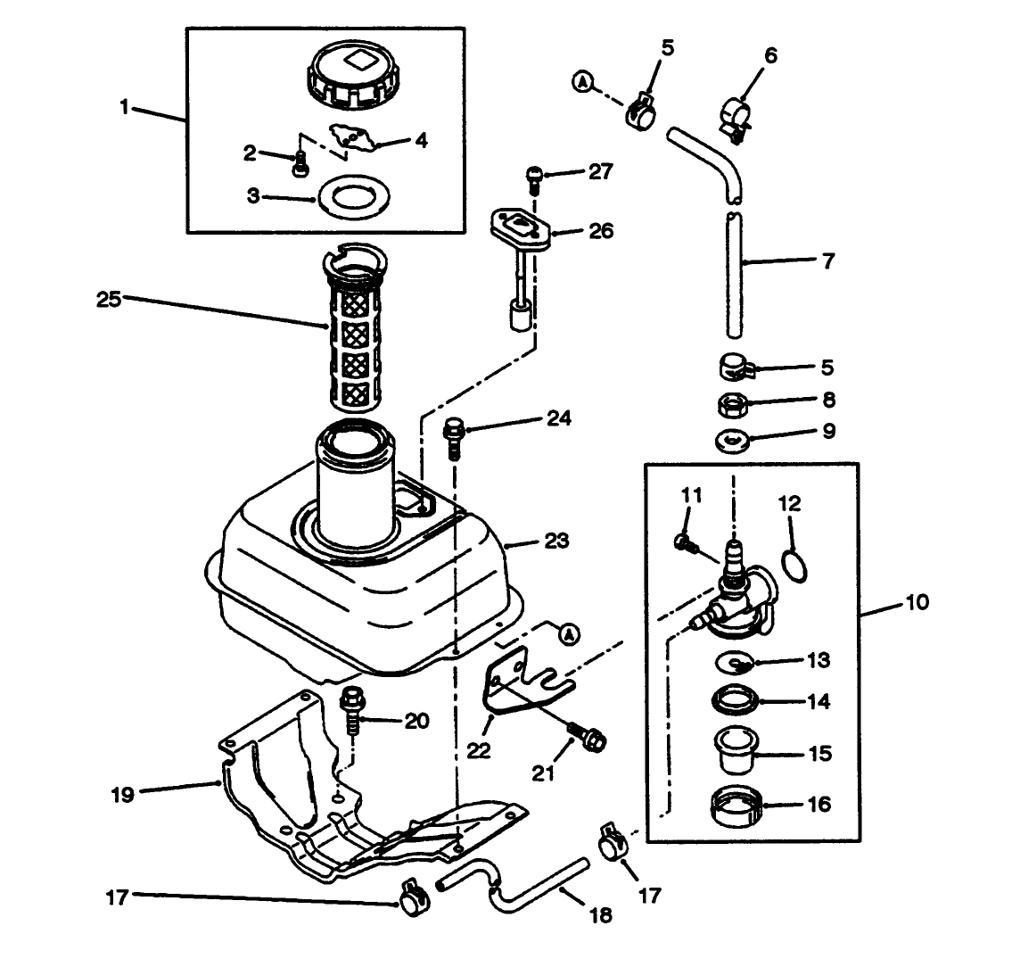 Engine Fuel Tank Assembly