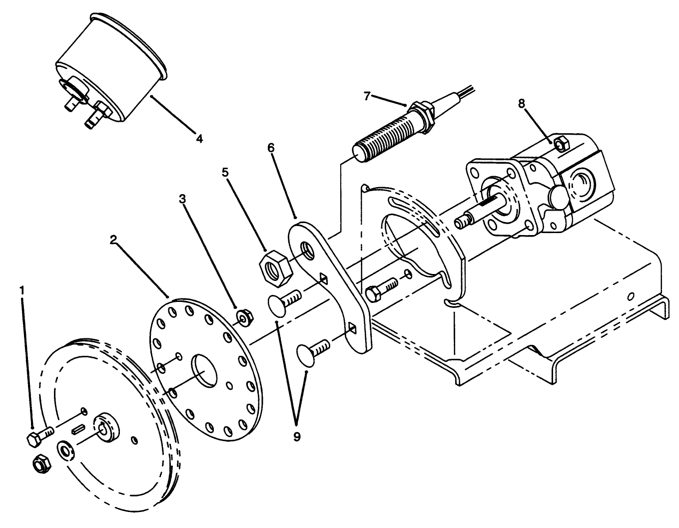 Tachometer Kit Assembly