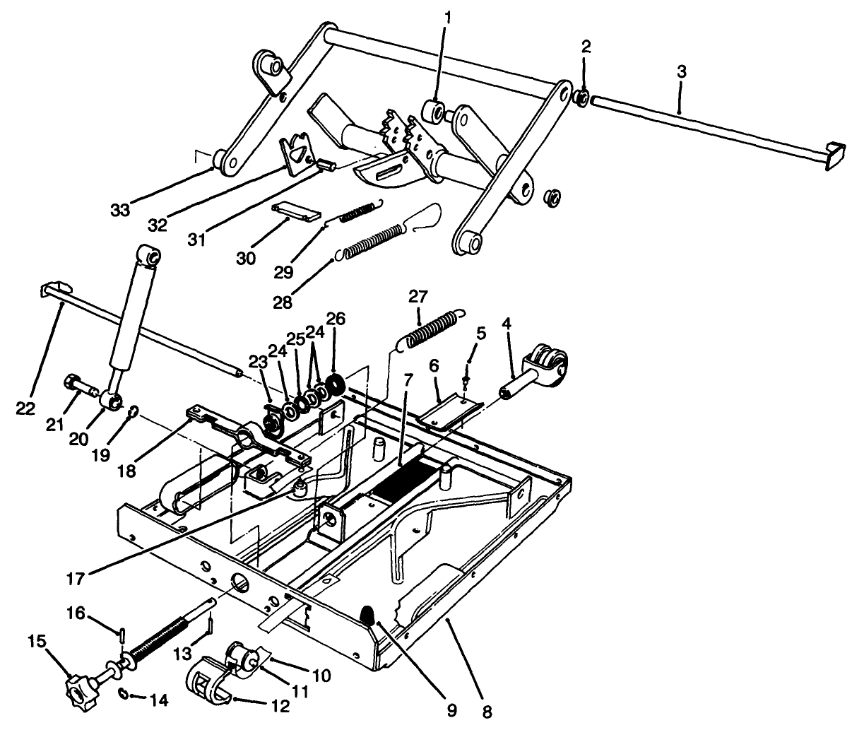 Seat Suspension Assembly