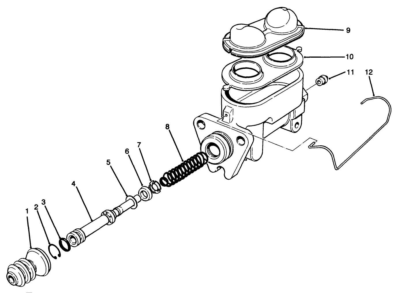 Brake System Master Cylinder No. 69-2640