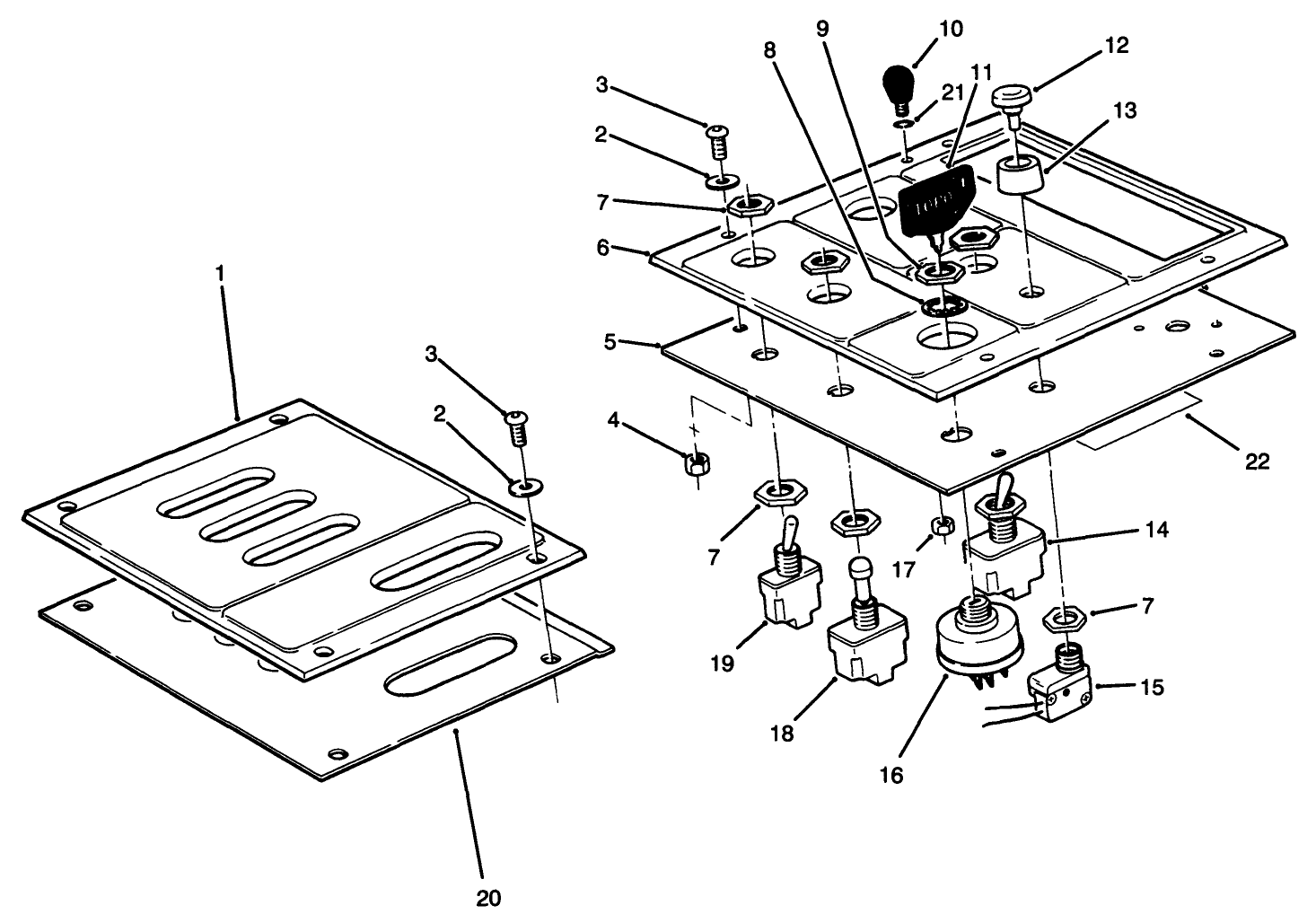 Lower Control Panel Assemrly