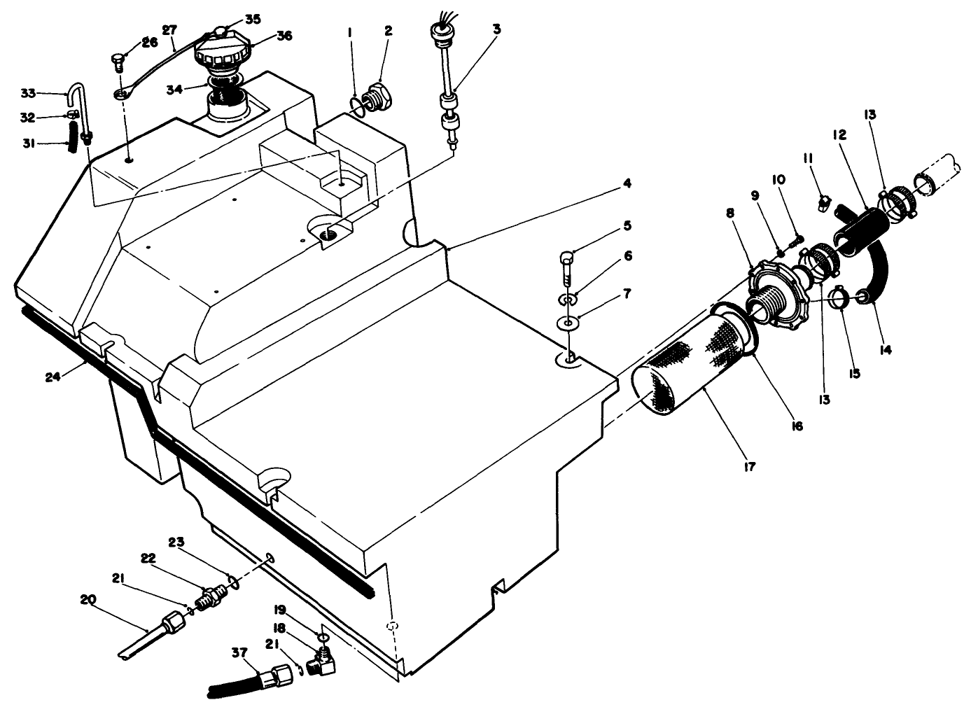 Hydraulic Tank Assembly