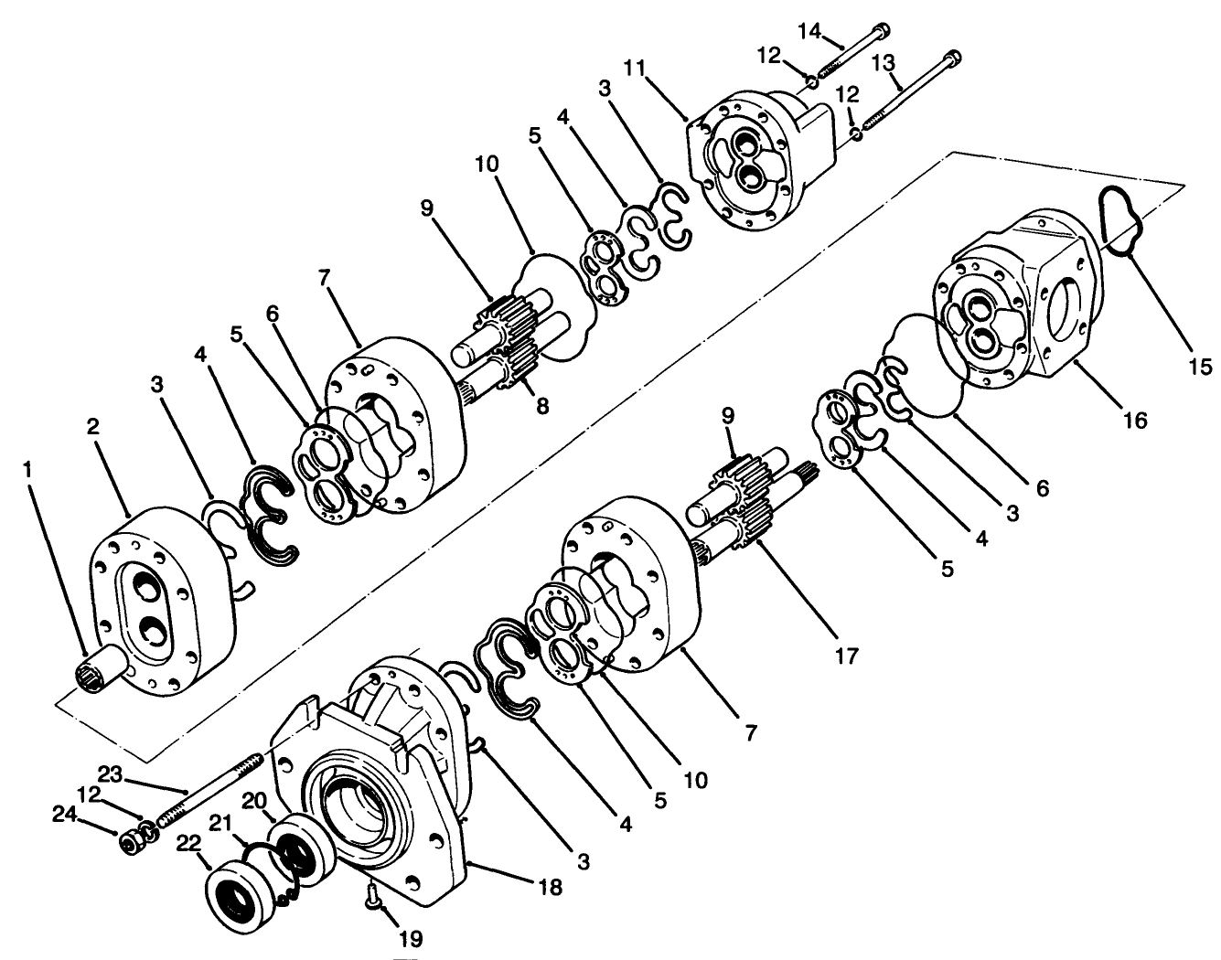 Double Gear Pump No. 69-2050