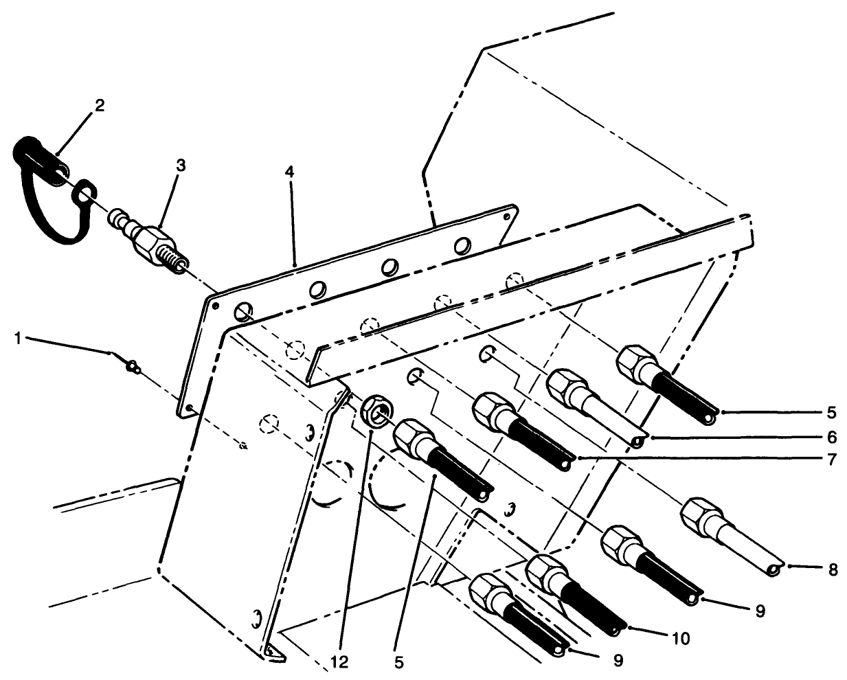 Hydraulic System Diagnostic Panel Assembly