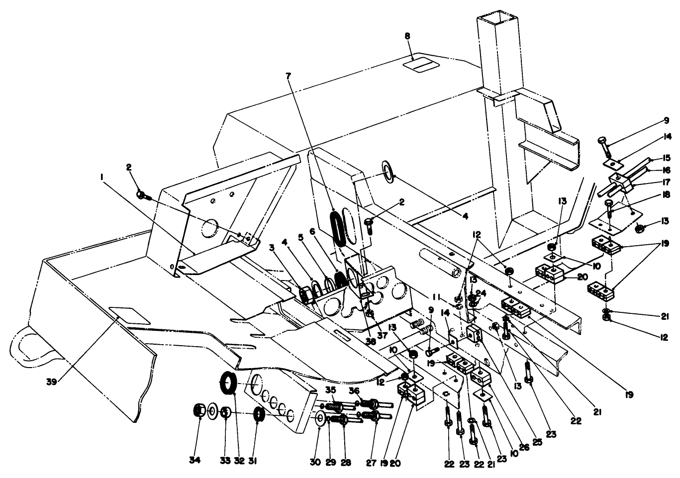 Hydraulic Line Clamps Assembly