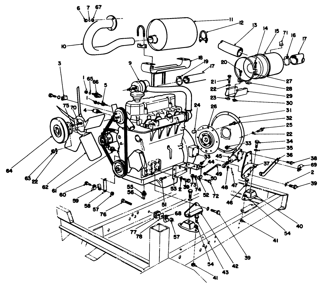 Engine Installation Assembly
