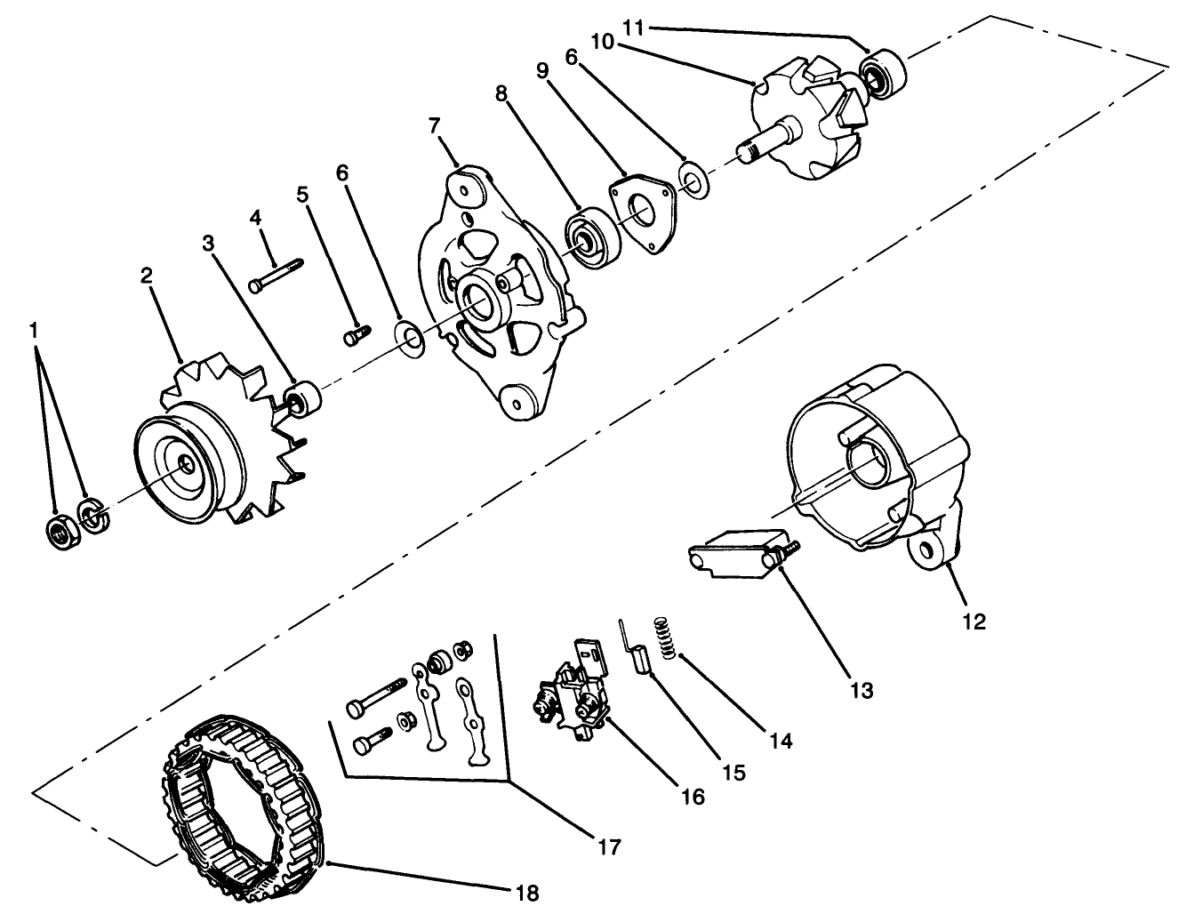 Alternator Assembly No. 70-5760