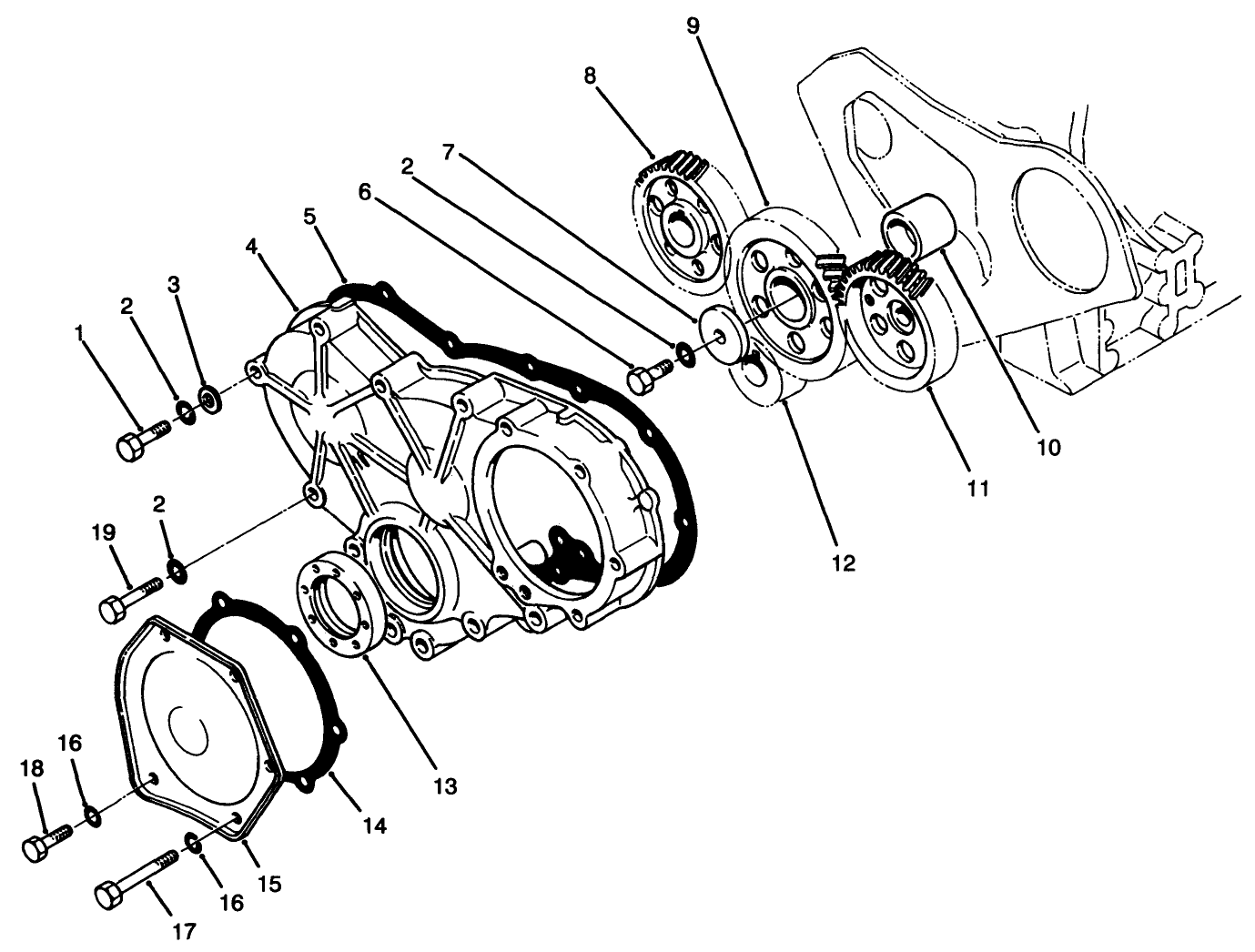 Timing Gear Case Assembly