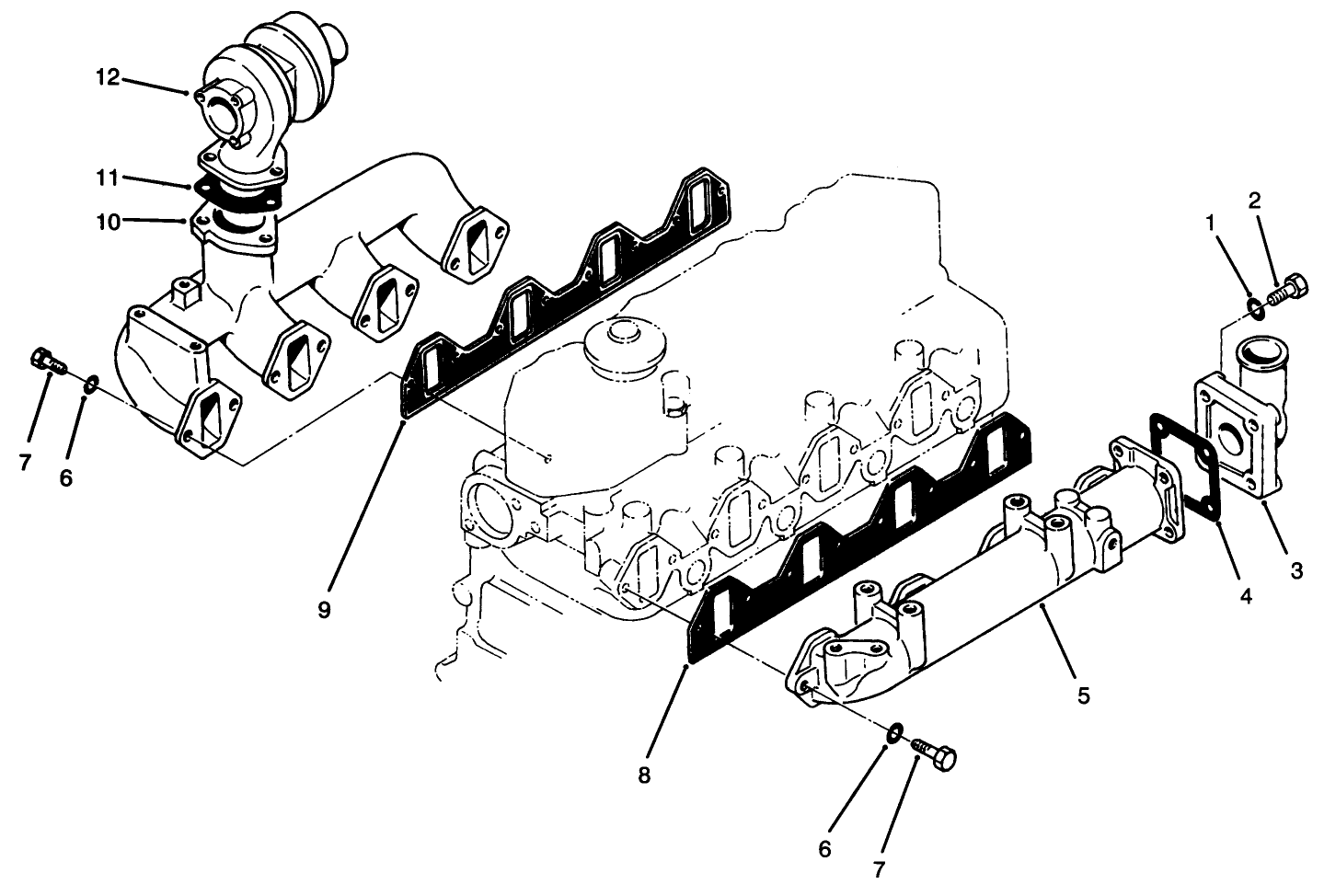 Intake & Exhaust Manifold Assembly