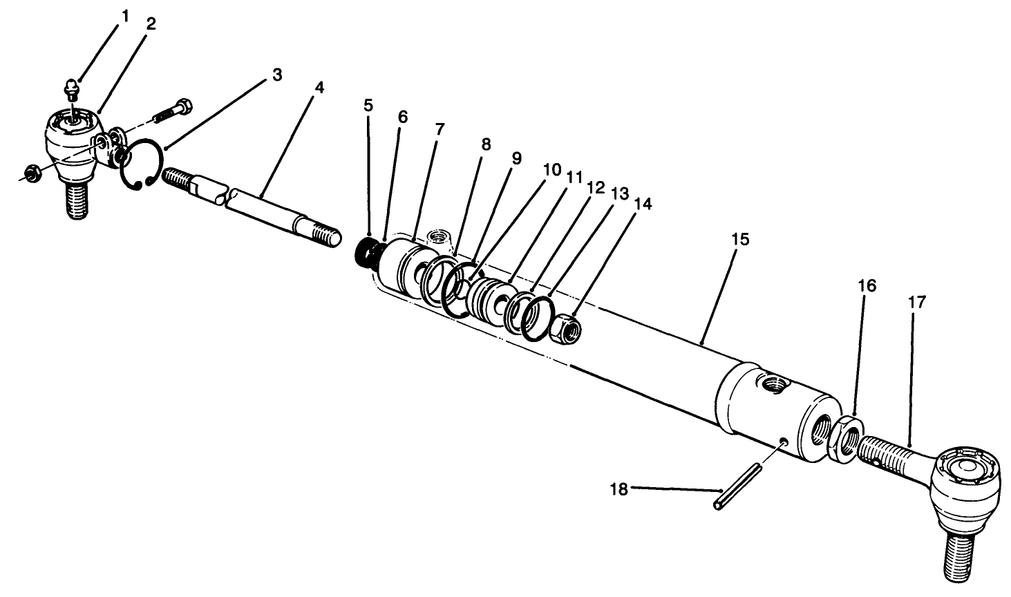 Hydraulic Cylinder Assembly No. 69-1960