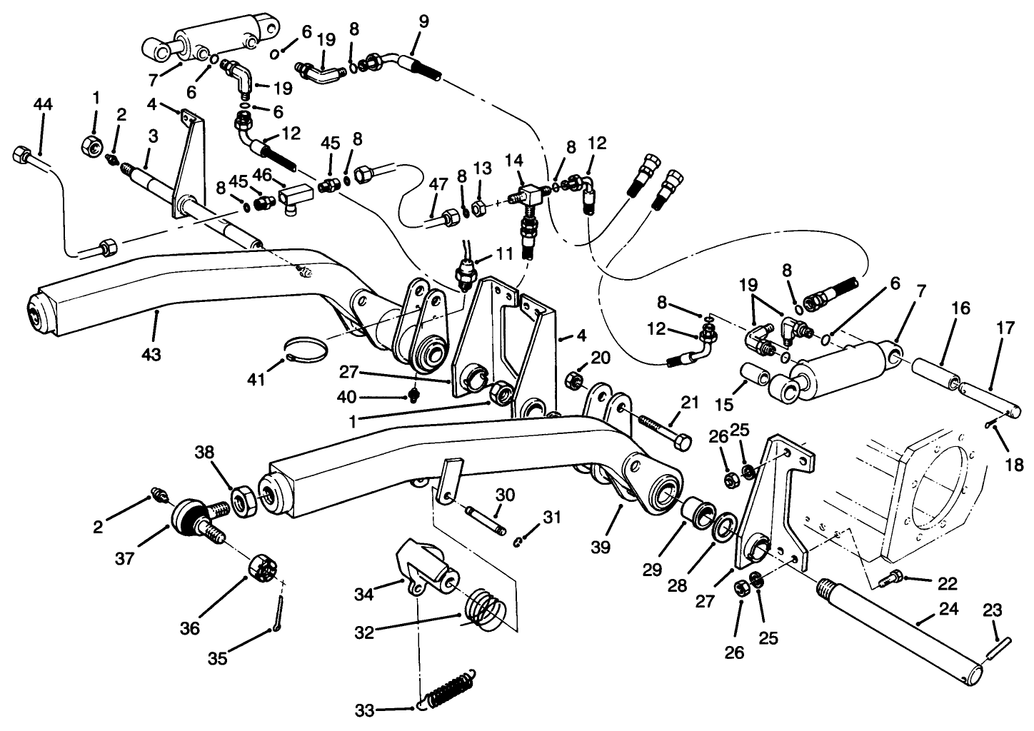 Front Lift Arm Assembly
