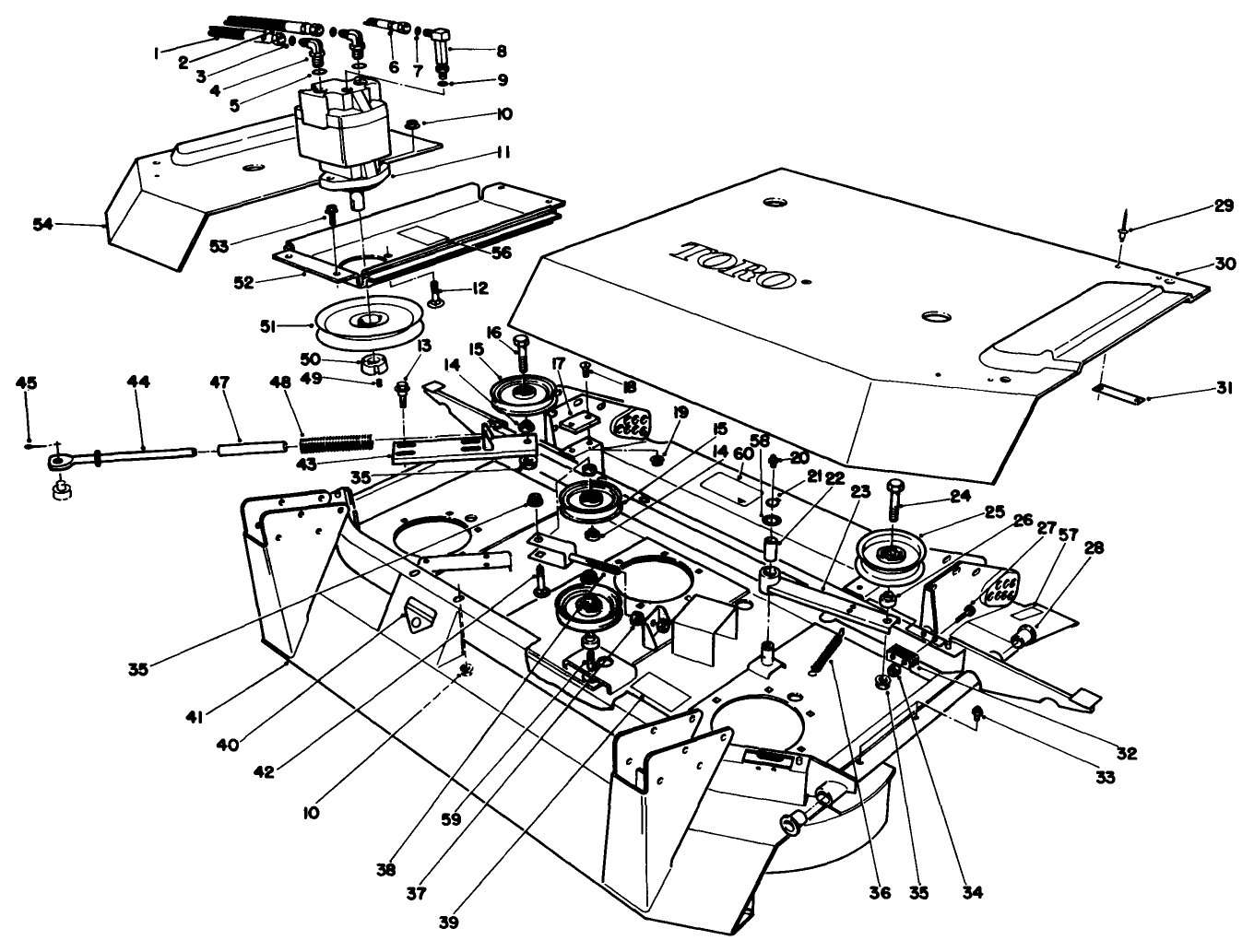 Center Deck Model No. 30592