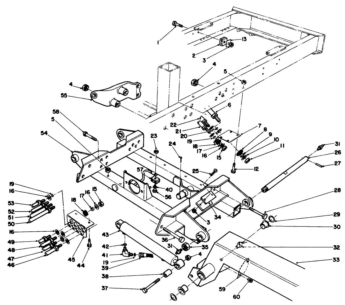 Wing Deck Lift Assembly