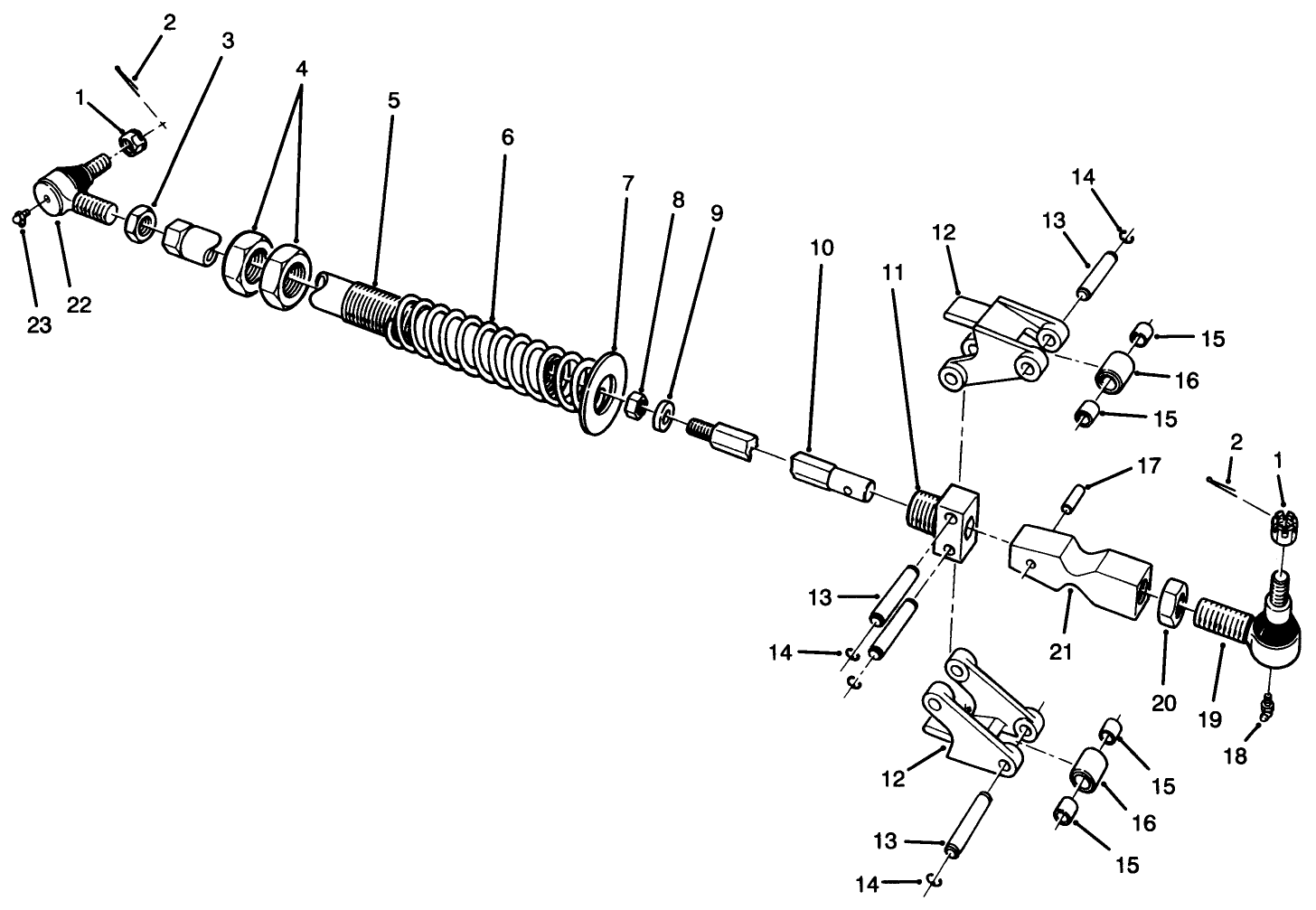 Wing Deck Latch Assembly