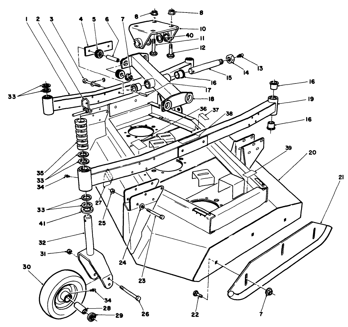 Wing Deck Model No 30591 L.h. & 30593 R.h.