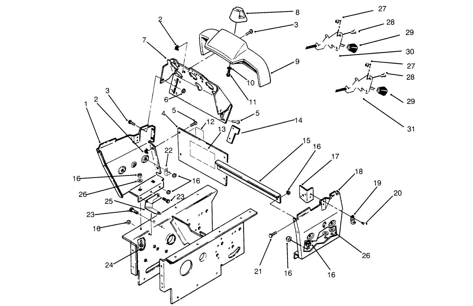 Dash And Side Panels Assembly