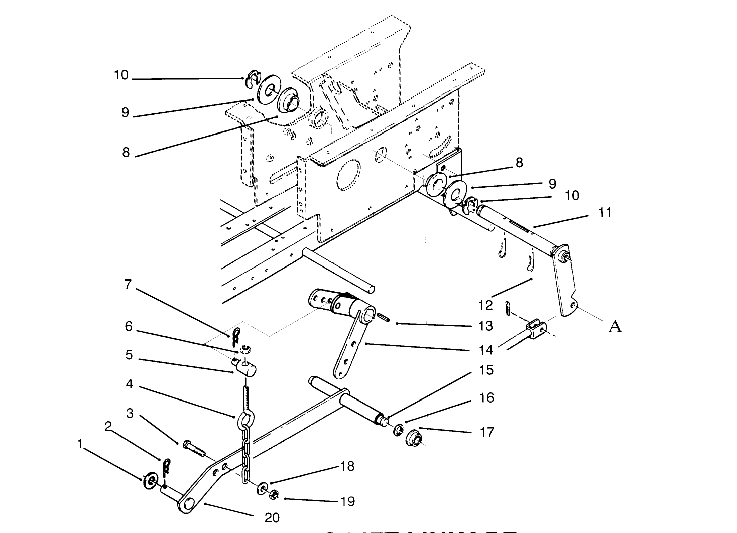 Hydrostatic Lift Linkage