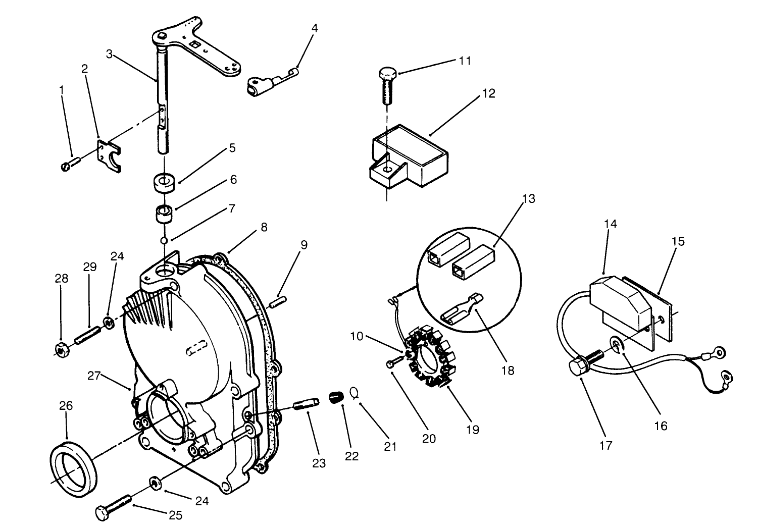 Gearcase & Ignition Controls