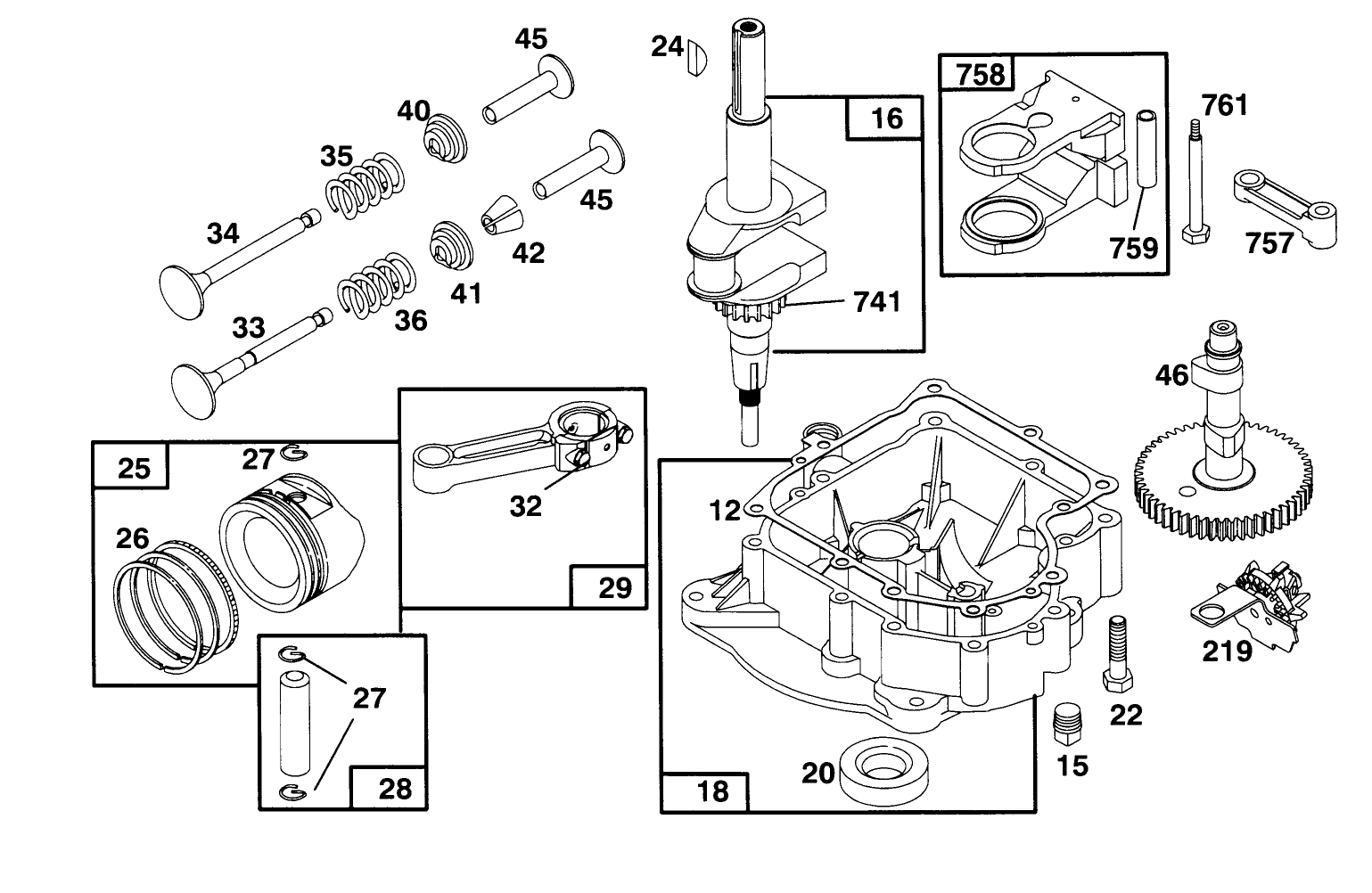 Engine Briggs & Stratton Model 283707-0156-01