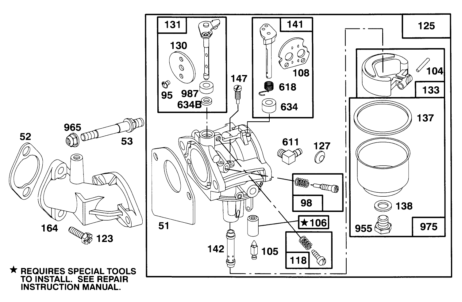 Engine Briggs & Stratton Model 283707-0156-01