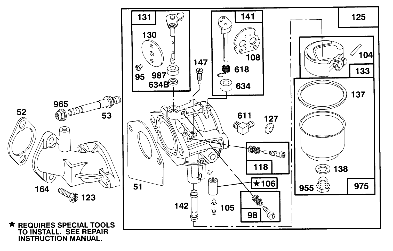 Engine Briggs & Stratton Model 282707-0119-01