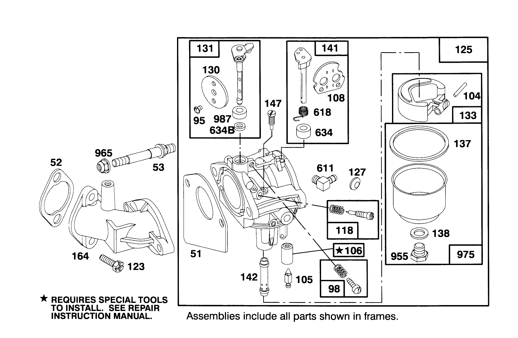 Engine Briggs & Stratton Model 286707-0453-01