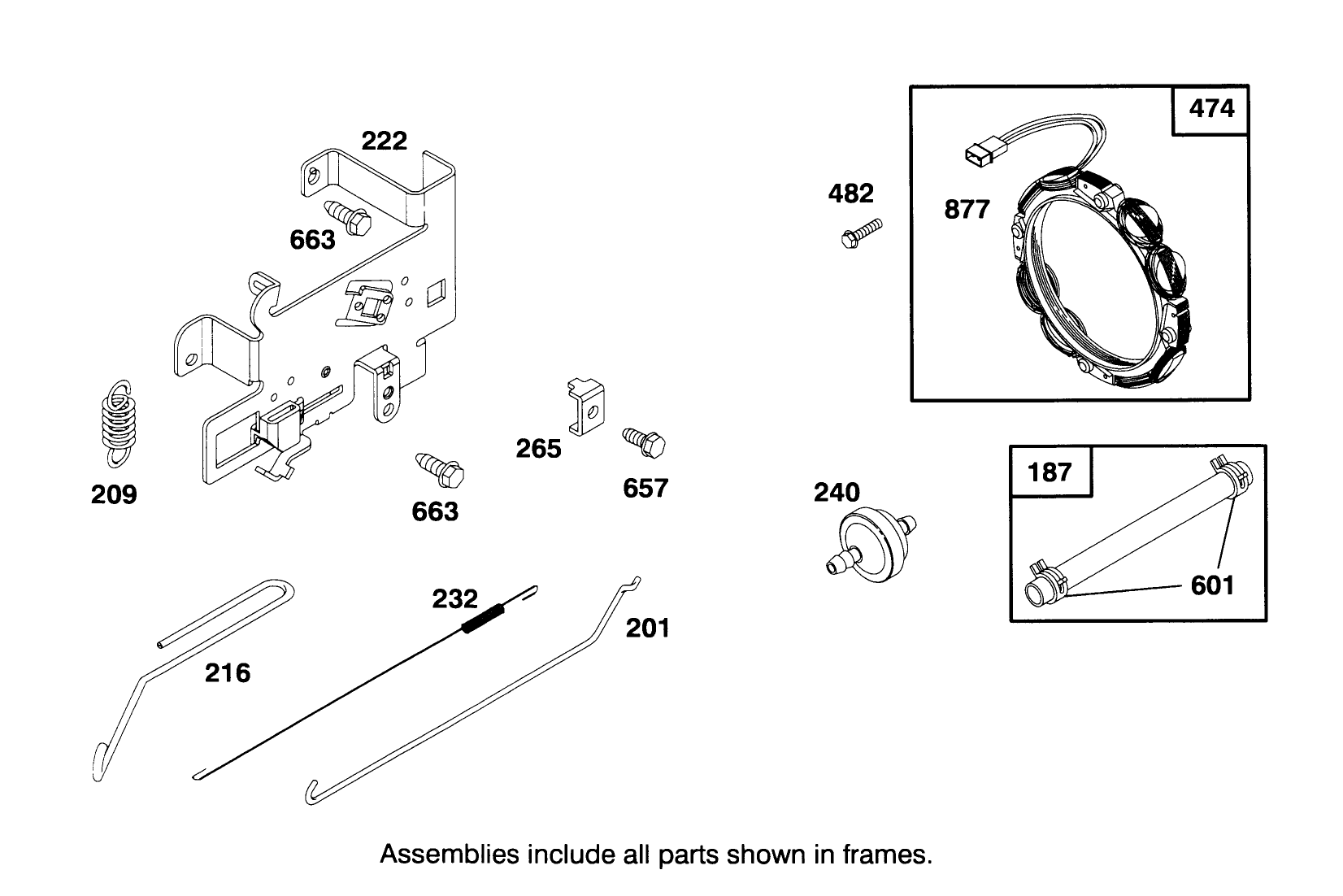 Engine Briggs & Stratton Model 286707-0453-01