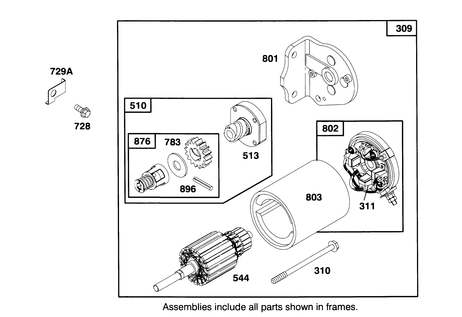 Engine Briggs & Stratton Model 286707-0453-01