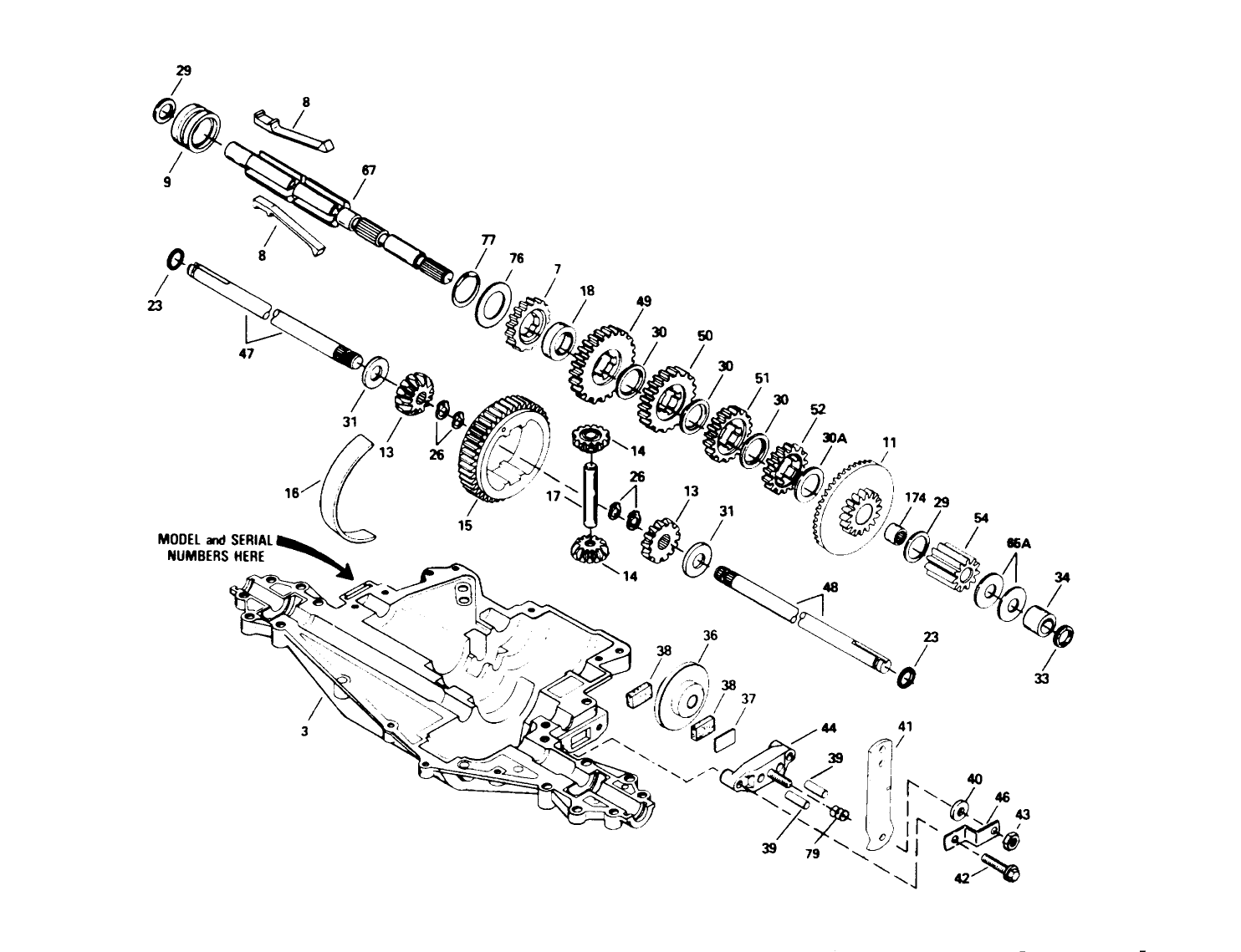 Peerless Transaxle Model No. 915-020 (cont.)