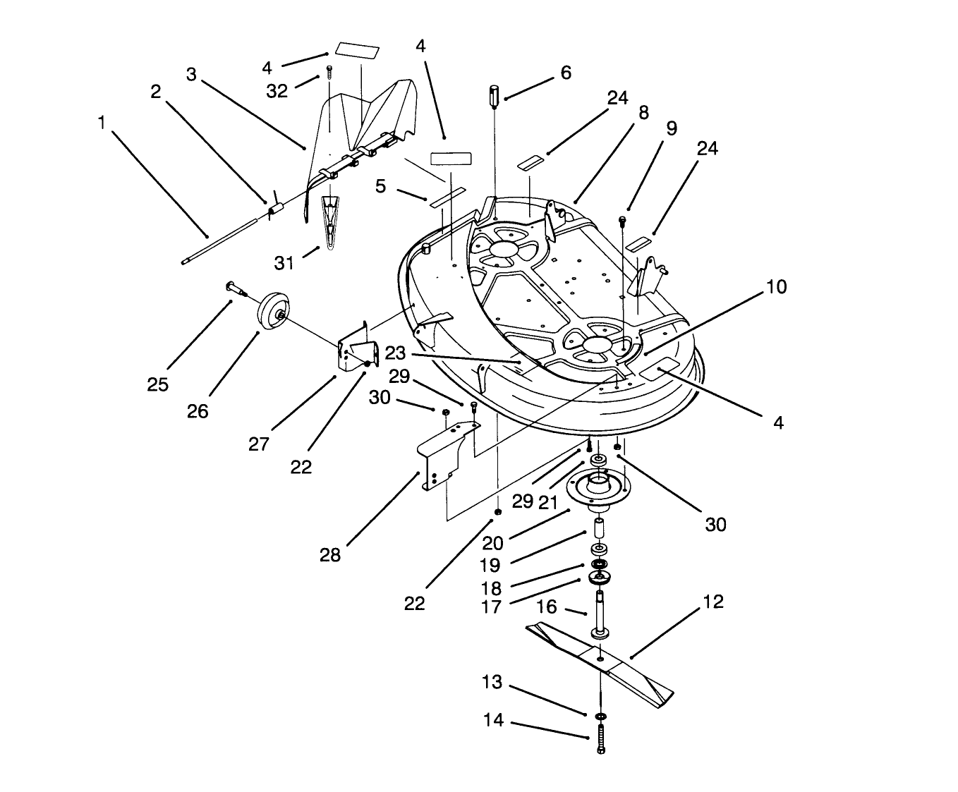 Housing & Spindle Assembly (38