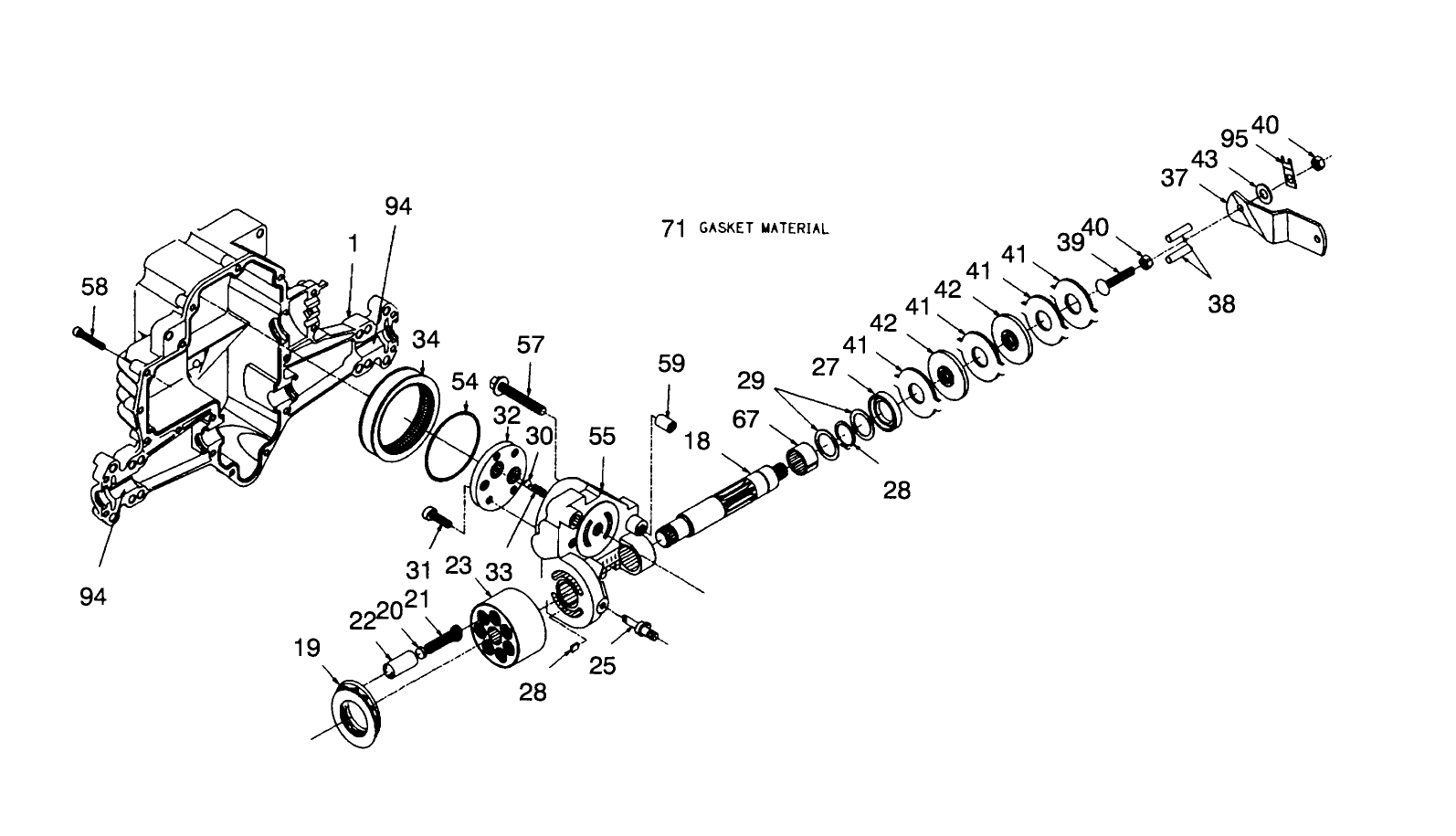 Hydrogear Transaxle Model No. 321-0500