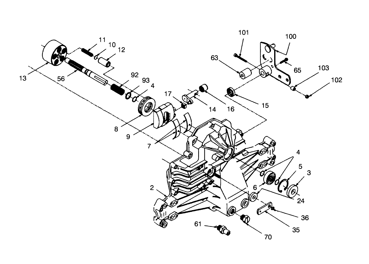 Hydrogear Transaxle Model No. 321-0500 (continued)