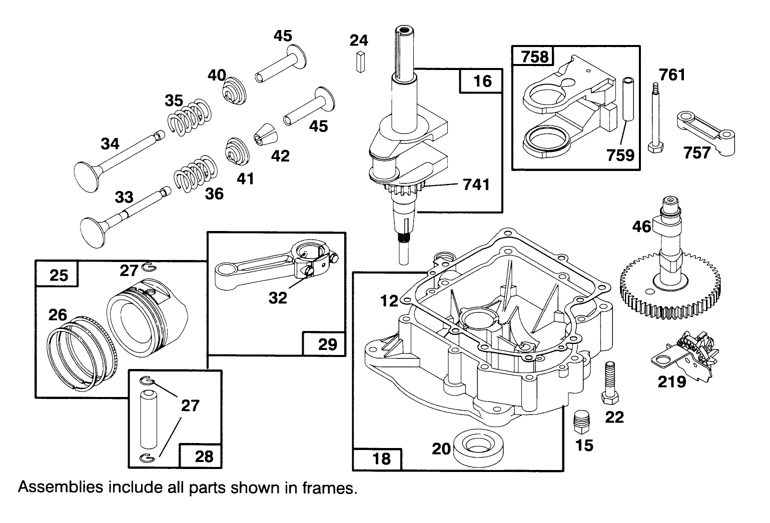 Engine Briggs & Stratton Model 28m707-0122-01