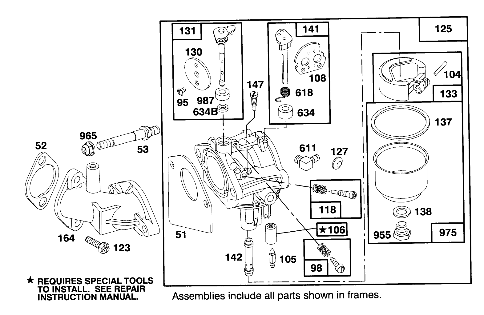 Engine Briggs & Stratton Model 28m707-0122-01