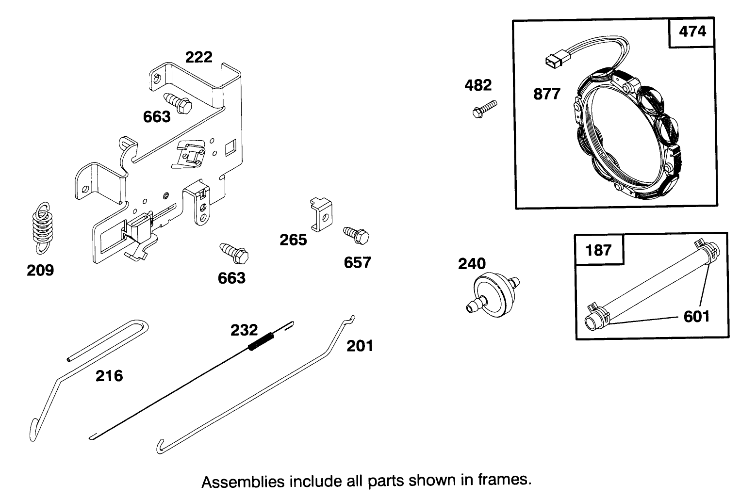 Engine Briggs & Stratton Model 28m707-0122-01