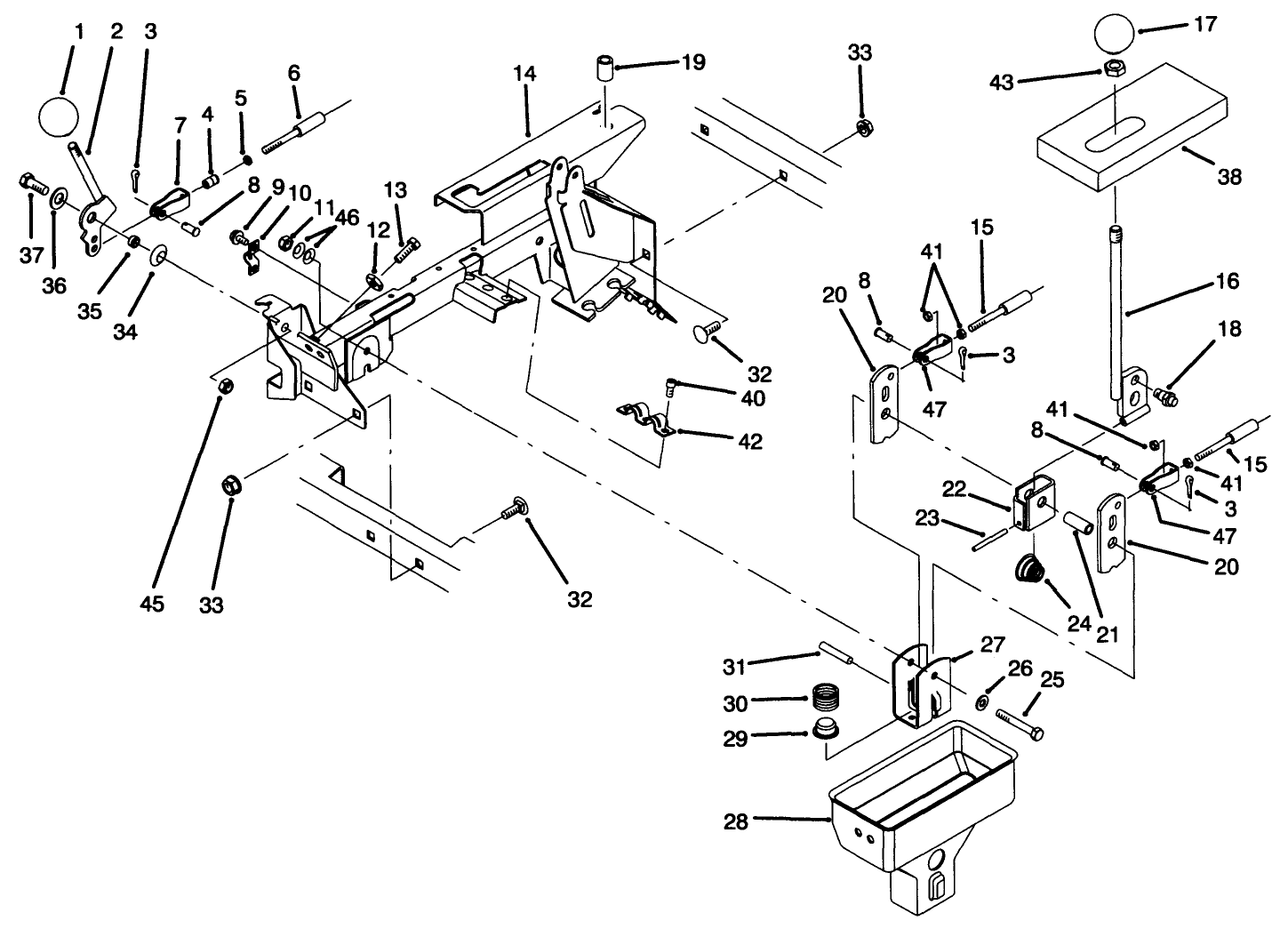 Hi-Lo & Shift Lever Assemblies