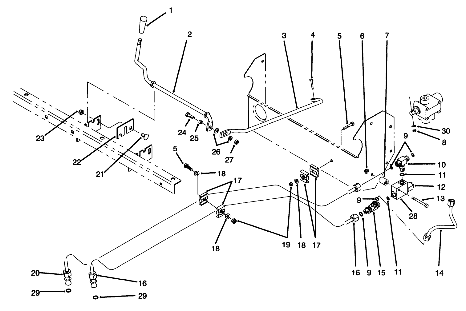 Lift Valve Linkage Assembly