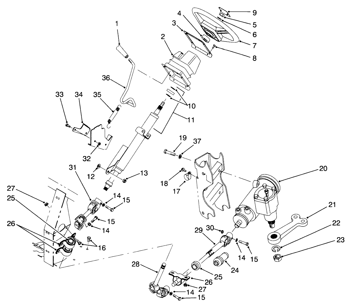 Steering Linkage Assembly