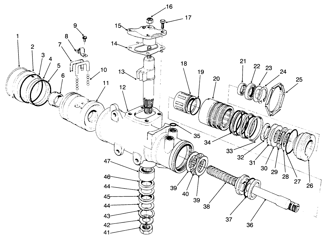 Steering Gear Assembly No. 87-1500