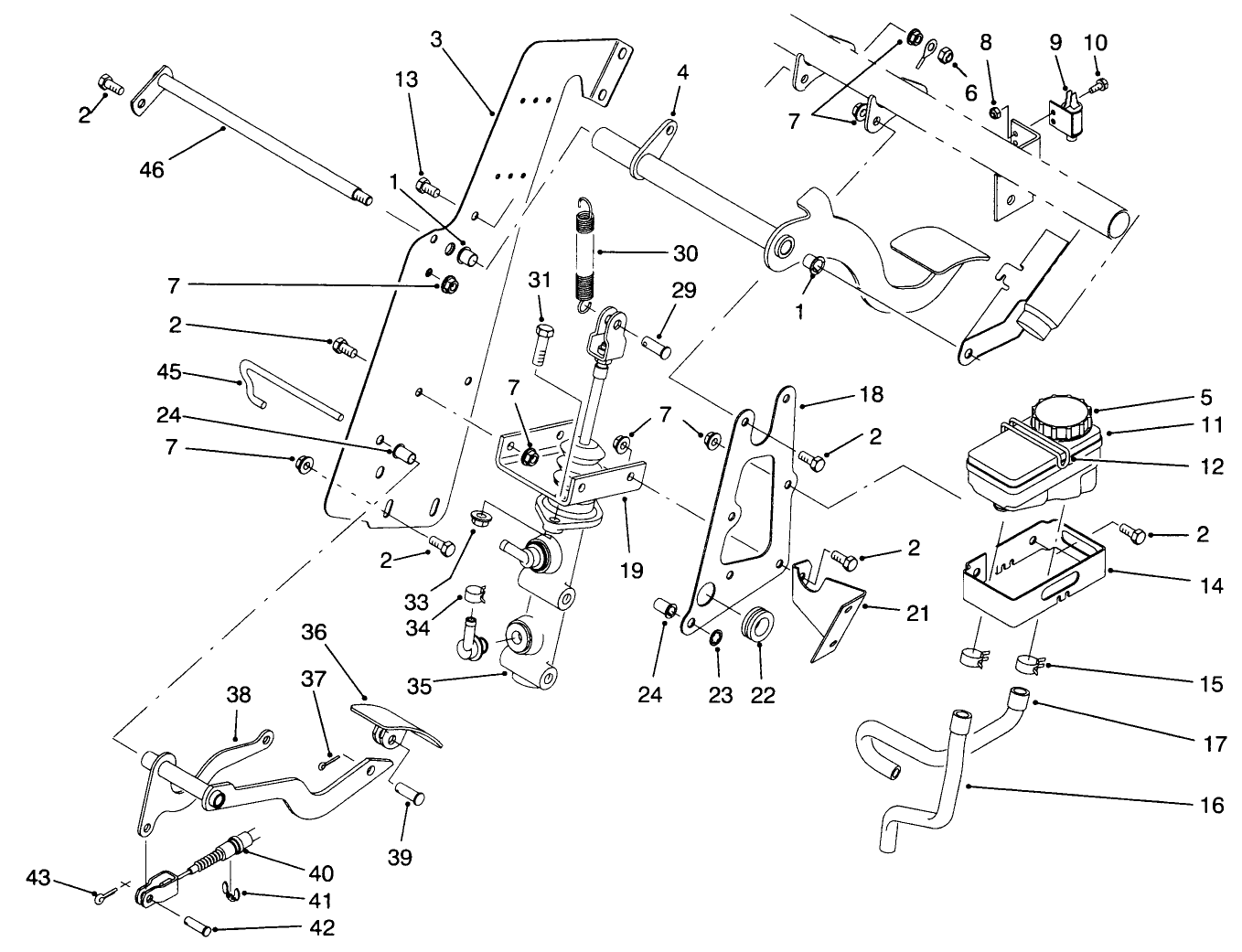 Brake & Accelerator Pedal Assembly