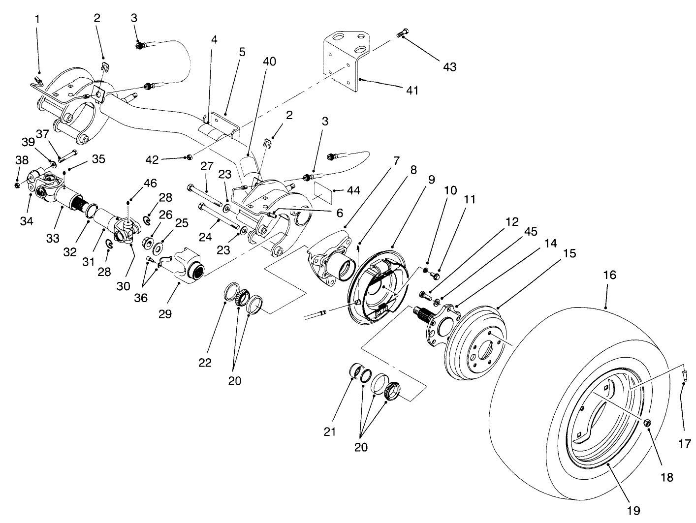 Rear Axle Assembly