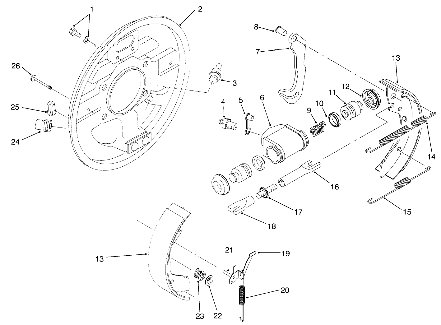 Rear Brake Assembly