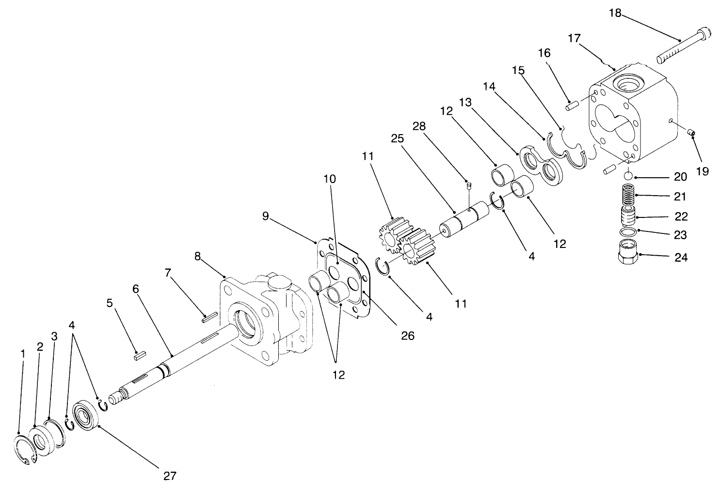 Hydraulic Pump Assembly No. 87-5700