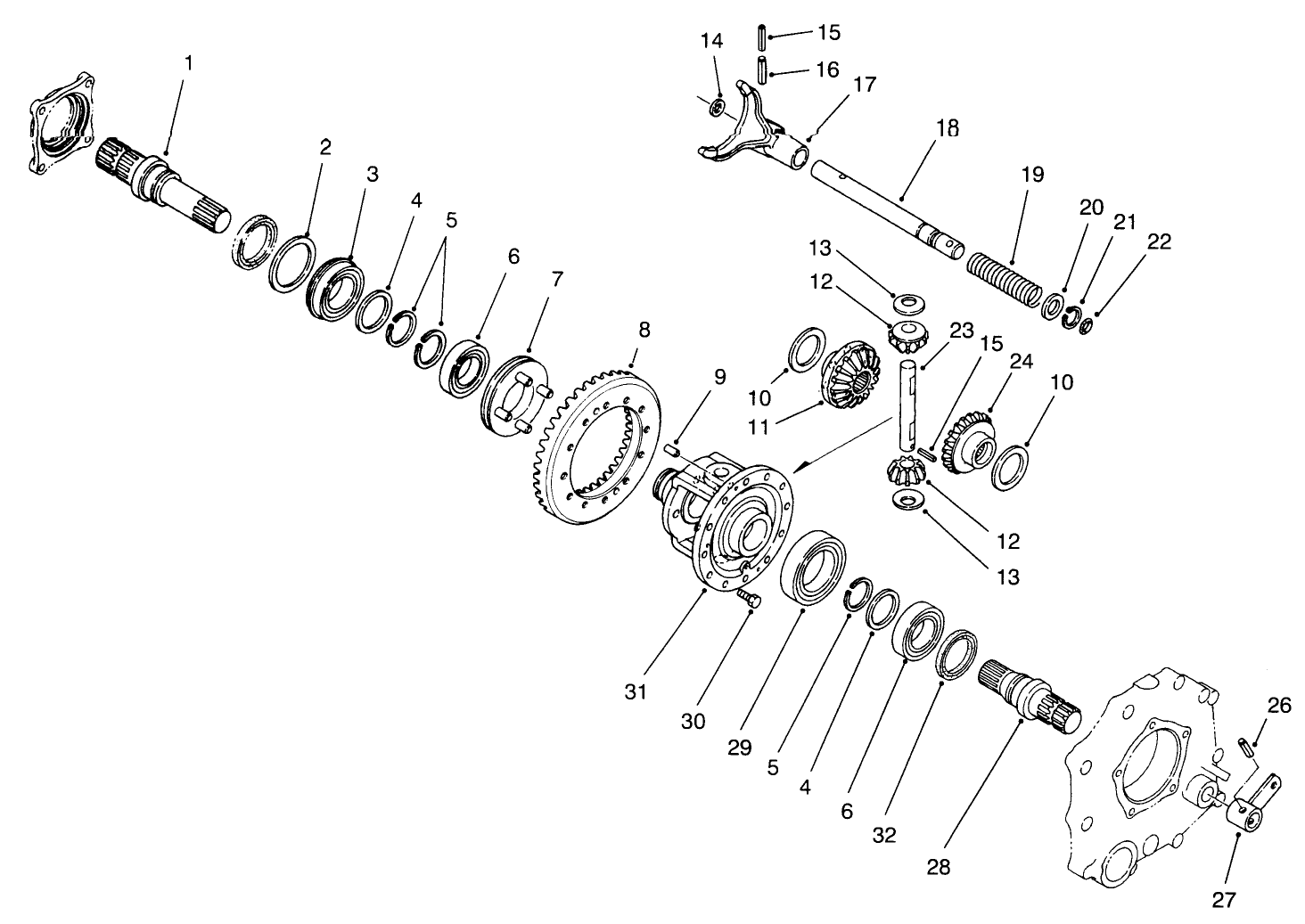 Differential Gear Assembly