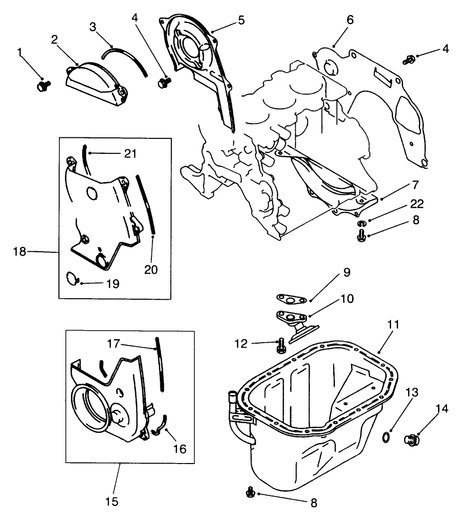 Covers & Oil Pan Assembly