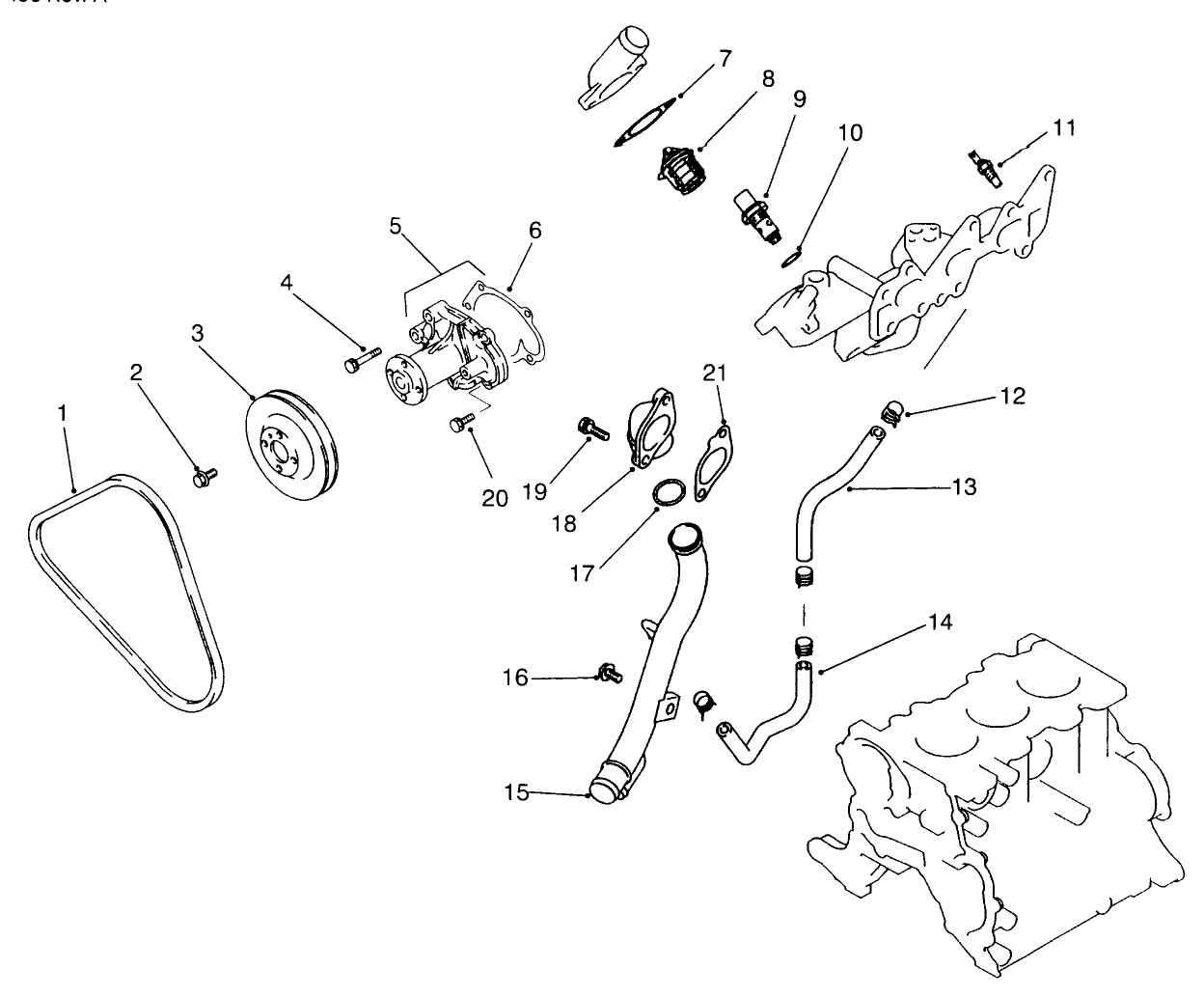 Water Pump & Thermostat Assembly