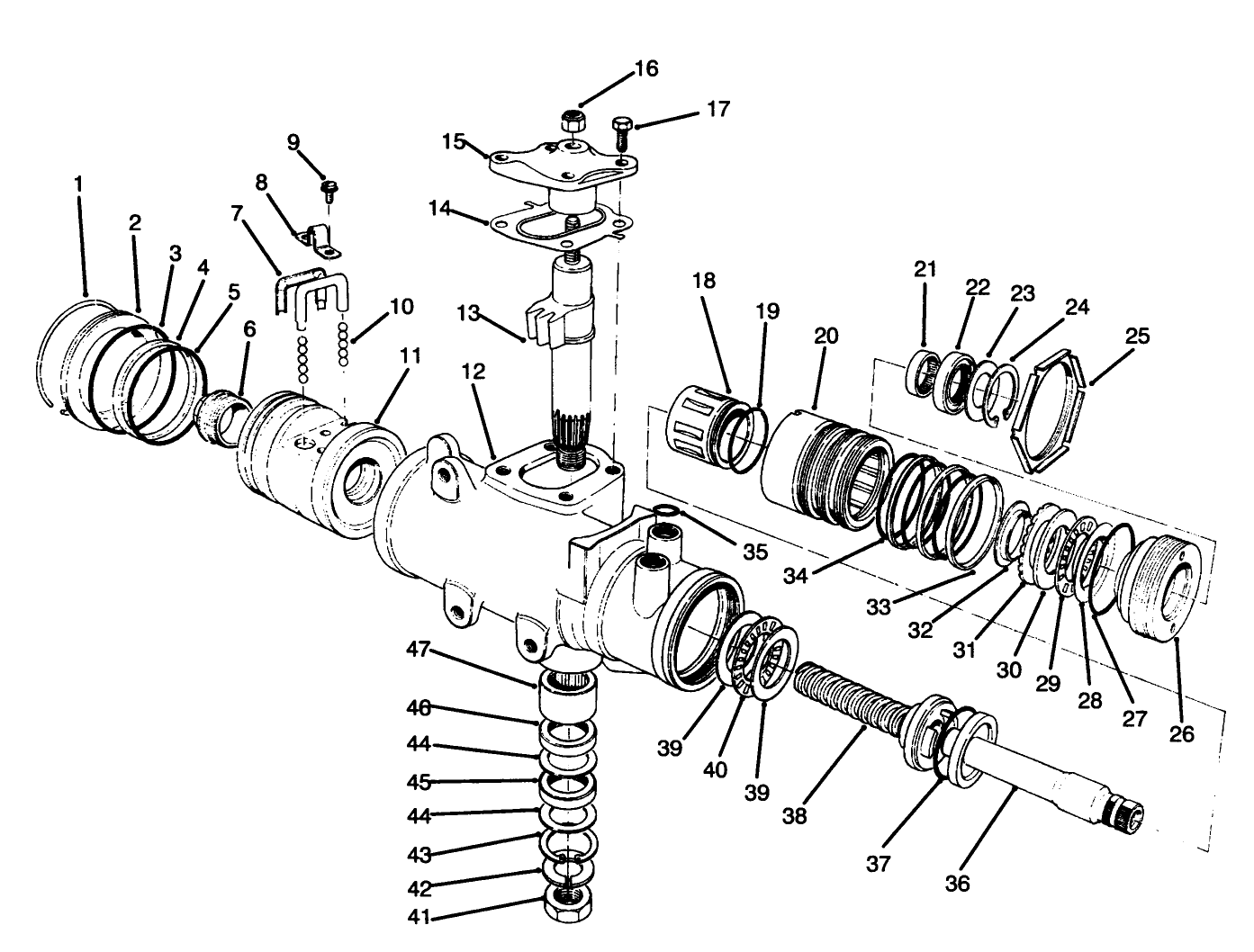 Steering Gear Assembly No. 87-1500