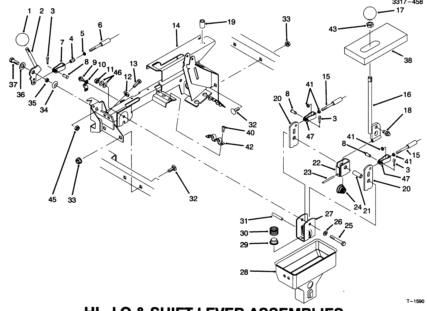 Hi-Lo & Shift Lever Assemblies