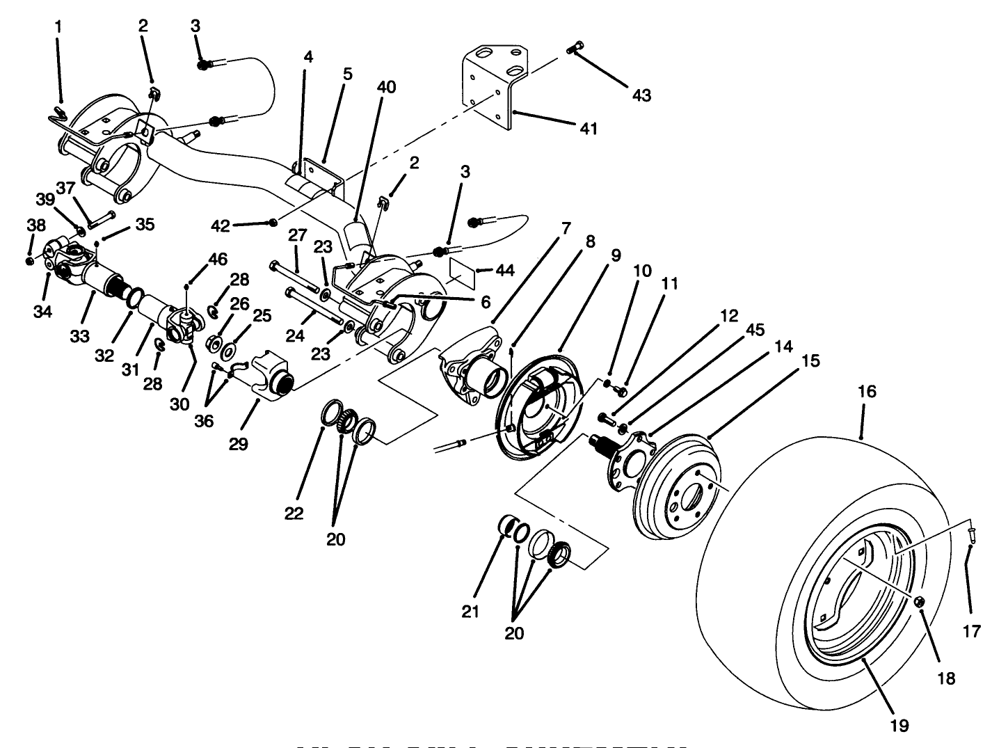 Rear Axle Assembly