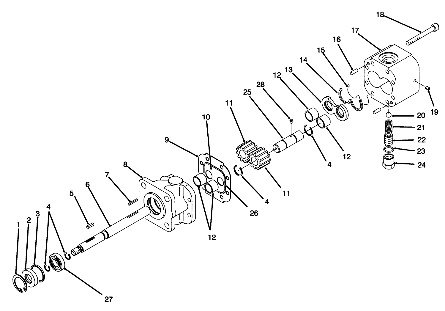 Hydraulic Pump Assembly No. 87-5700